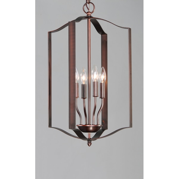 Provident 4-Light 15 Wide Oil Rubbed Bronze Pendant Light